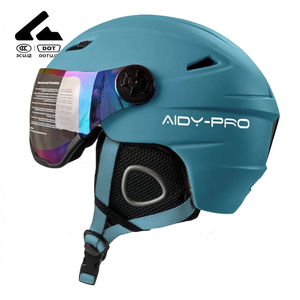 Casque de ski et de snowboard double sport personnalisé OEM pour sports alpins approuvé CE Fr1077 Casco De Nieve pour adultes lunettes d'hiver - Product Image 1