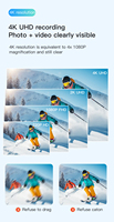 Caméra d'action WiFi 1080P avec fonctionnalités étanches grand angle pour les sports de plein air sous-marin Vlogging Adventure Travel Photography