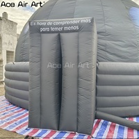 Dôme de planétarium gonflable durable Tente géante personnalisée Dôme de projection gonflable pour les spectacles d'astronomie Éducation et événements en plein air