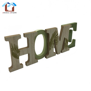 Venta caliente ampliamente utilizando lindo arte casa colgando <span class=keywords><strong>de</strong></span> la pared <span class=keywords><strong>de</strong></span> color personalizado letras <span class=keywords><strong>de</strong></span> madera - Product Image 2
