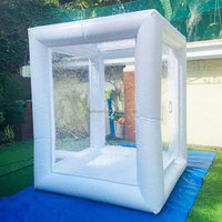 Machine de jeu de carnaval gonflable pour attraper l'argent, type cabine ou boîte à monnaie