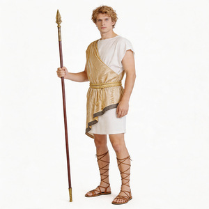 Costume de guerrier romain grec antique de pointe pour homme adulte, tenue de cosplay, costume d'Halloween transfrontalier - Product Image 4