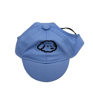 Topi bisbol luar ruangan hewan peliharaan biru dekorasi topi penutup mata hewan peliharaan bordir anjing - Product Image 6