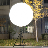 Éclairage de ballon LED RGB DMX SHLEME Powermoon Lumières de festival de Noël