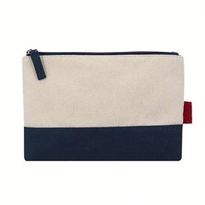 Factory OEM Eco Friendly Biodegradable Cotton Canvas Travel Zipper Pouch Bag <b>Small</b> Coin Purse Cosmetic Makeup <b>Gift</b> Bag - Product Image 3