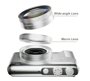 กล้องดิจิตอลพกพาขนาดกะทัดรัด 64MP HD สำหรับวัยรุ่นและผู้ใหญ่ ซูม 16 เท่า พร้อมระบบป้องกันภาพสั่นไหว ความละเอียดวิดีโอ <span class=keywords><strong>4K</strong></span> รองรับการ์ด SD - Product Image 5