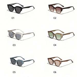 Gafas de Sol Personalizadas con Logotipo, Moda 2025, Color Caramelo Vintage, Montura Transparente, Protección UV400, TR90, Estilo Ojo de Gato para Mujer - Product Image 4