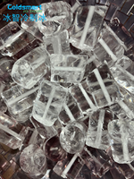 Machine à glace industrielle à tubes creux Coldsmart 10T/jour, avec trémie de stockage à vis 22mm 28mm 35mm, 380V R404A