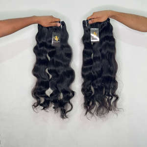 Cheveux vierges indiens non traités, cuticules alignées, bouclés brésiliens, fournisseurs de cheveux humains, lots de cheveux humains brésiliens - Product Image 1