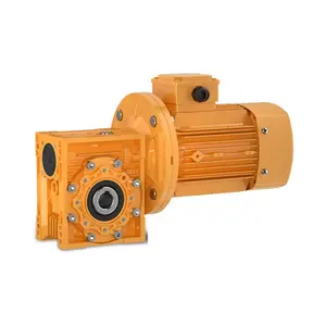 Reliable Supplier NMRV Worm Gear Reducer With Electric Motor Worm Reducer Gearbox Geared Motor For Food Machine