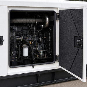 Generador Diésel Encapsulado de Bajo Ruido de 25 kVA para Energía de Respaldo Residencial LINGGE Trifásico 400 V 50 Hz - Product Image 5