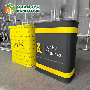 ออกแบบเคาน์เตอร์แสดงสินค้าแบบพับได้ เคาน์เตอร์<span class=keywords><strong>โปร</strong></span>โมชั่นสั่งทำพิเศษ ผู้ผลิตเคาน์เตอร์งานแสดงสินค้า โต๊ะพับพร้อมไฟส่องหลังสำหรับงานแสดงสินค้า - Product Image 6