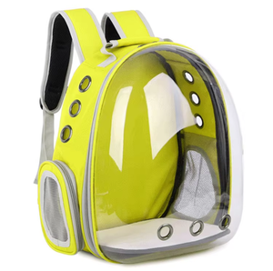 Büyük kapasiteli şeffaf Oxford malzeme katlanabilir seyahat taşıyıcısı taşınabilir köpek Tote sırt çantası fermuar moda Modern klasik - Product Image 4