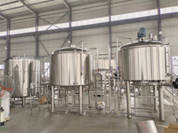 Microbrasseries combinées à 3 cuves en acier inoxydable de 5000L, 50HL, 50BBL à chauffage vapeur à vendre