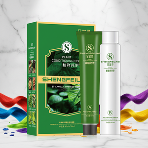 Crème colorante capillaire semi-permanente JiaYing à base de plantes, sans ammoniaque, 6-8 niveaux, protège les <span class=keywords><strong>cheveux</strong></span>, couvre les <span class=keywords><strong>cheveux</strong></span> gris, qualité cosmétique - Product Image 1