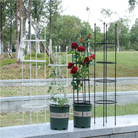 Metall-Garten-Pflanzenstützpfähle und Rankgitter für Tomaten, Gurken, Obst, Bohnen und Kletterpflanzen
