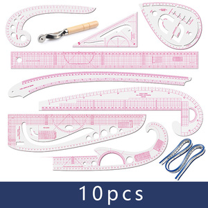 Bán Buôn Tự Làm Phong Cách May Pháp Đường Cong Cai Trị Thiết Lập Ăn Mặc Các Nhà Sản Xuất Cai Trị Rõ Ràng May Thợ May Mô Hình Làm May Cai Trị - Product Image 6