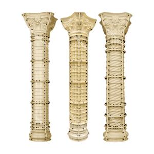 Vente chaude 30CM Diamètre <span class=keywords><strong>Béton</strong></span> Pilier <span class=keywords><strong>Moule</strong></span> En Plastique Colonne Moules pour Maison Ciment Décoratif Colonne Ronde Sculpture Pilier - Product Image 1