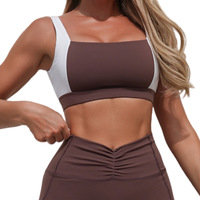 Ensemble de leggings et soutien-gorge de sport personnalisé pour femmes, respirant, dos nu, dos en V, taille haute, de haute qualité, pour la salle de sport et l'entraînement