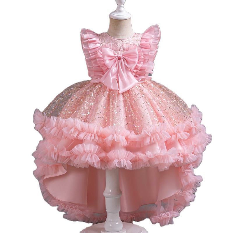 Cinderella Pink Dress Elegant Ball Gown for Girls