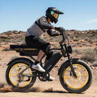 Vélo électrique R9 Ultra à double batterie 15A 25AH, 250W, longue autonomie, suspension intégrale, style cyclomoteur, prix d'usine