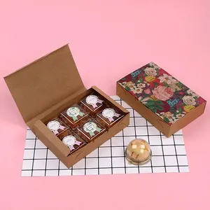 월병 선물 상자 창조적 인 중간 가을 달 케이크 계란 노른자 파삭 파삭 한 포장 상자 사탕 상자 포장