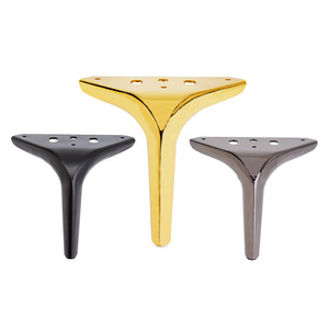 Pieds de meubles Boxuanya en acier laminé à froid, 12 cm, 15 cm, 18 cm, pour canapé moderne, table basse, support de lit, quincaillerie - Product Image 1