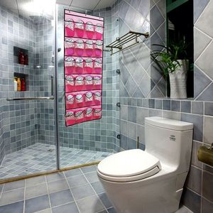 24 Mesh Pockets Door Hanging Shoe Organizer Space-Saving Storage <b>Boxes</b> for <b>Clothes</b> and Shoes - Product Image 4