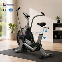 Bicicleta de Resistencia con Pantalla LED para Gimnasio Comercial, Bicicleta de Aire para Entrenamiento de Cuerpo Completo para Centro de Fitness