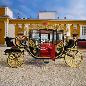 2024 Venta directa <span class=keywords><strong>de</strong></span> fábrica Royal Horse Carriage personalizado Agregar aire acondicionado Princess Electric Horse Trailer Royal Carriage - Product Image 3