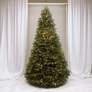 Apariencia realista Resistente a los rayos UV Pino PE PVC Mezcla Árbol de Navidad artificial con control remoto - Product Image 1