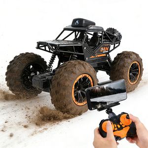 Voiture télécommandée tout-terrain 2,<span class=keywords><strong>4</strong></span> GHz 1/18 en alliage métallique avec contrôle mobile par application et caméra FPV HD 720P en temps réel - Product Image 1