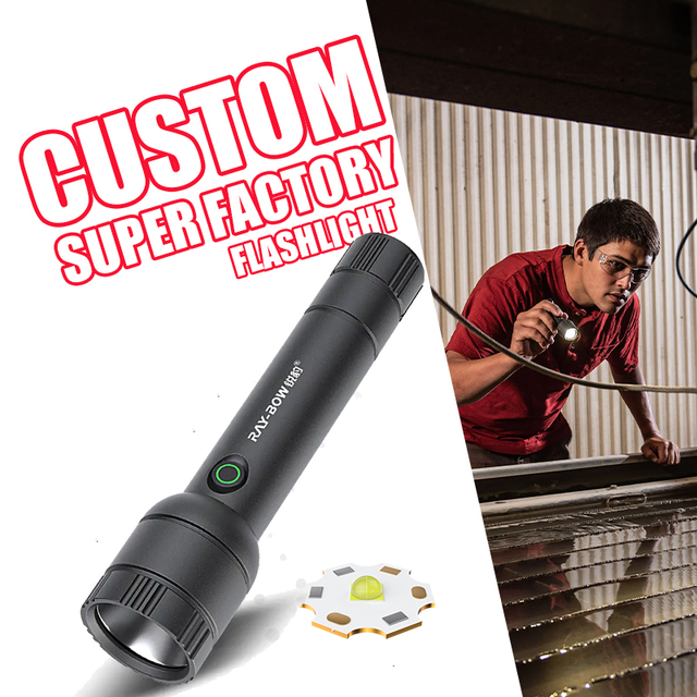 2026 New Product Camping Powerful Rechargeable Waterproof LED Flashlights with Factory Price