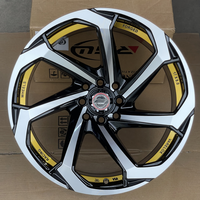 Aftermarket Set pelek roda Multi jari-jari, Set velg roda 16x8 16 inci R16 4 lubang untuk Toyota Vitz Land Cruisher Pajero E39