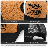 Gorra Trucker Snapback de Dos Colores con Bordado Personalizado, Malla Transpirable en la Parte Trasera, Visera Curva, Gorra de Béisbol para Trabajo al Aire Libre y Uso Casual