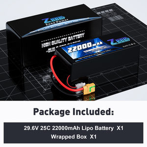 <span class=keywords><strong>Batterie</strong></span> Lipo pour drone FPV 29,6 V 8S 16000 mAh haute densité 25C, longue autonomie, boîtier souple - Product Image 6
