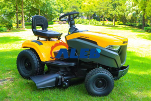 Économie de main-d 'œuvre Jardin Pousser Tondeuse à gazon Voiture 30 pouces Équitation Pelouse Vélo Coupe-herbe avec 4 roues - Product Image 3
