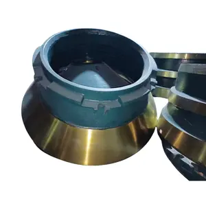 ZhiXin alta Manganese acciaio macchine minerarie nuovo stato frantoio a mascella cono frantoio con 1 anno di garanzia ciotola fodera fuso lavorato