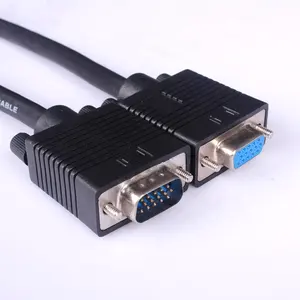 High speed VGA cable Male to Female w/ferrites