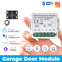 Mini Controlador WiFi Inalámbrico para Persianas Enrollables, Módulo de Interruptor para Puerta de Garaje, Control Remoto Inteligente con Temporizador