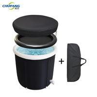 5 couches matériel Nylon PVC EPE isolé Portable sport récupération glace bain de trempage peut connecter unité de refroidissement baignoire de piscine plongeante