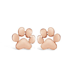 גור <span class=keywords><strong>Paw</strong></span> עגילי 925 סטרלינג כסף כלב <span class=keywords><strong>Paw</strong></span> הדפסת עגיל הרבעה עבור בנות - Product Image 3