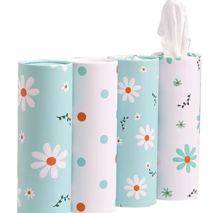 Tubo de Papel Reciclable para Empaque de Pañuelos Faciales para Auto, Diseño Personalizado al por Mayor, Ecológico - Product Image 4