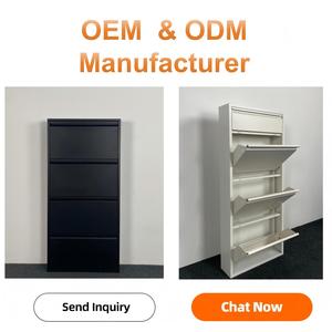 Modern Home Furniture Wall-mounted Steel <strong>Shoe</strong> Storage Cabinet Slim <strong>Shoe</strong> Cabinet Thin Metal <strong>Shoe</strong> <strong>Rack</strong> <strong>for</strong> Hallway - Product Image 5