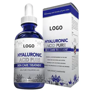 OEM 100% reines Hyaluronsäure-Serum Haut verjüngung und feuchtigkeit spendende Säure Hyaluronique Serum Hautpflege Anti-Aging-Gesichts serum