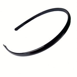 Non-Slip Plastic Resin Hairband <b>Thin</b> Black Hair Hoop Sweet Style Grip <b>Headband</b> for Women Washing Face Daily Use Factory Direct - Product Image 4