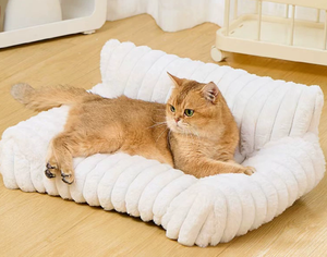 Universelles Haustier-Sofa-Bett für Hunde & Katzen Abnehmbarer Waschbarer Bezug Für Alle Jahreszeiten Polyester-Material - Product Image 3