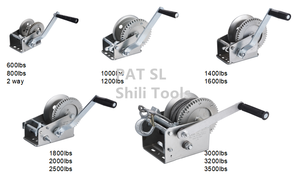 Máy kéo tay nhỏ màu đen chất lượng cao 2000lbs, dùng cho thuyền, có dây đai - Product Image 6