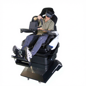 Silla de Carreras con Volante de Aluminio para Simulación de Conducción en Interiores, Precio de Fábrica - Product Image 1