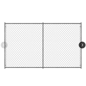 Taşınabilir zincir bağlantı çelik çit Panel / Pet hayvan Run egzersiz çit/tavşan kedi köpek açık ev kulübesi kafes paneli satılık - Product Image 4